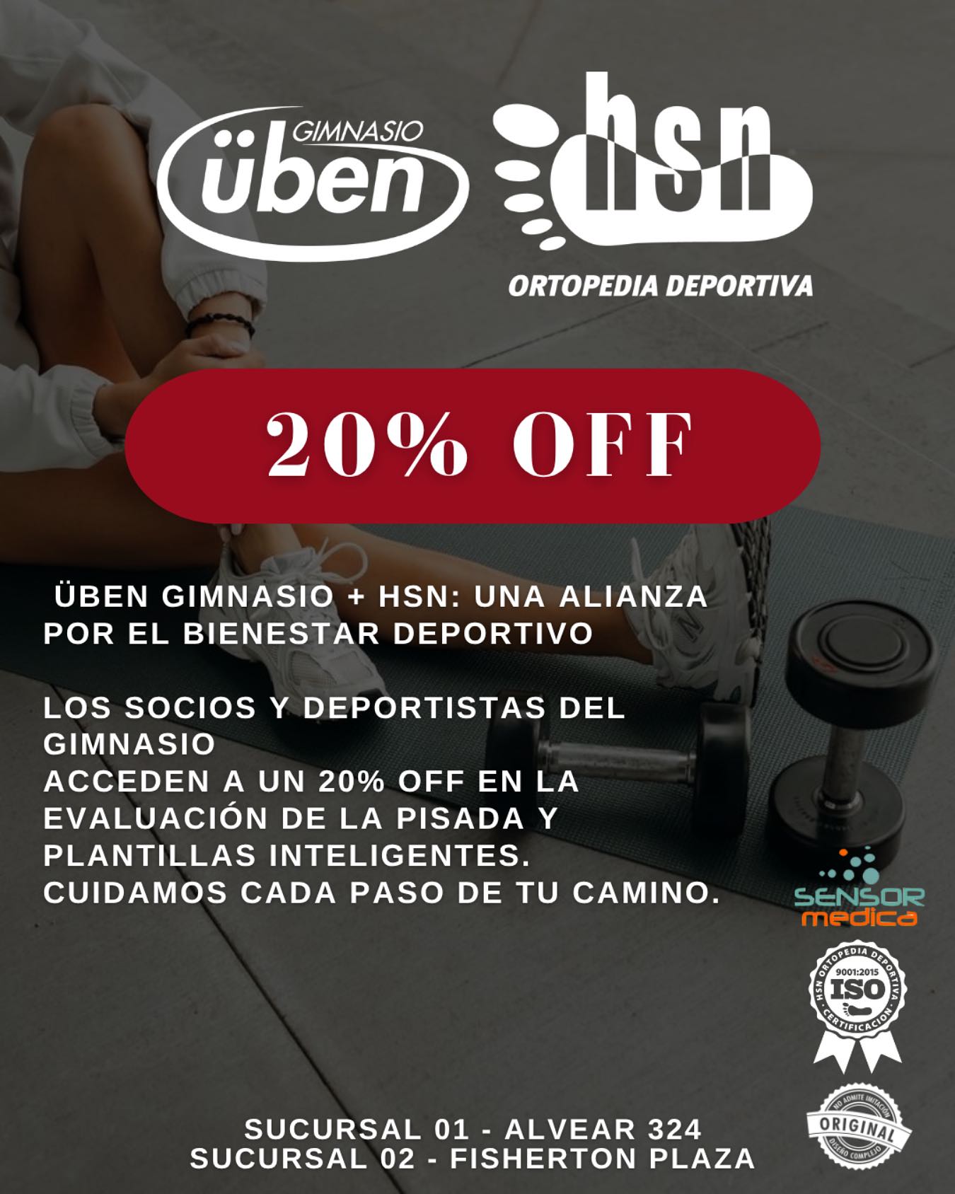 @ortopediahsnrosario y @ubengimnasio una alianza por el bienestar de cada deportista!! ⛹️🏊♀️🤾♀️🤺🏊♀️🤽🚴♂️
#deportistas #empresarios #salud
.
HSN siempre a la vanguardia en salud del pie y mejorando la calidad de vida.
.
📱Escribinos y te contamos todo!
.
#hsnortopediarosario
.
#hsn #ortopedia #hsnortopedia #hsnortopediadeportiva #plantillasortopedicas #plantillasinteligentesHSN #electricidadestática #inhibidorelectricidadestática #rosario #argentina